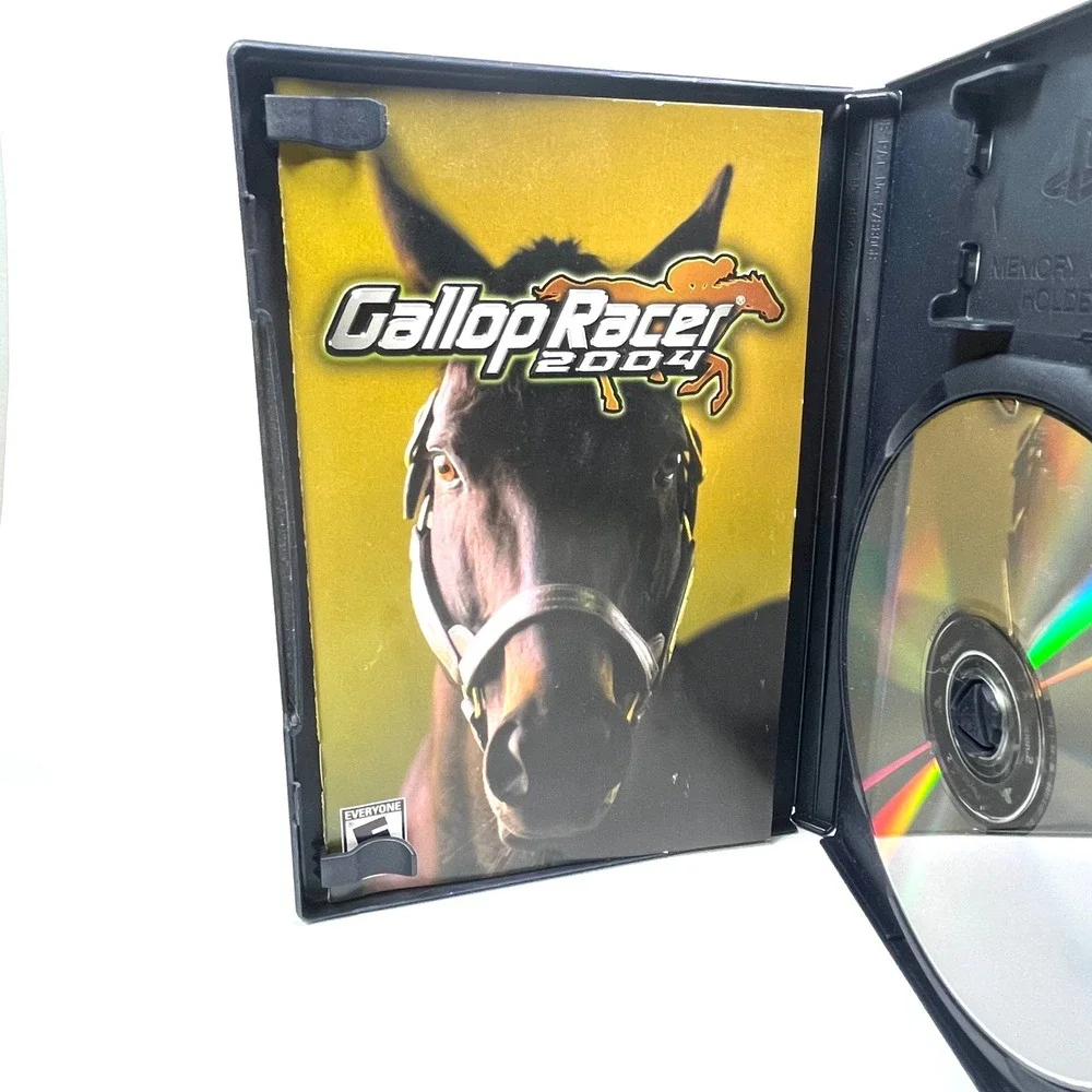 Gallop Racer 2004 PS2 Complete CIB Tested Horse Racing Game Tecmo simulation